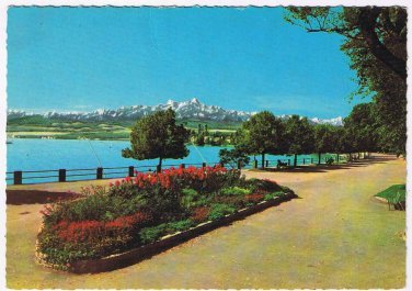 Germany Postcard Friedrichshafen am Bodensee Seepromenade