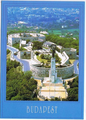 Hungary Postcard Budapest Citadella Gellert Hill