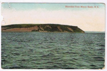 Nova Scotia Postcard Blomidon From Minus Basin 1914 Valentine