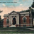 Massachusetts Postcard Turners Falls Carnegie Library 1913