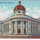 Florida Postcard Tampa First Baptist Church
