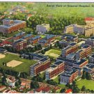 Ohio Postcard Cincinnati Aerial View Of General Hospital