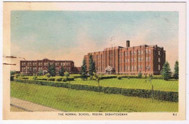 Saskatchewan Postcard Regina The Normal School