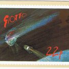 United Kingdom UK Postcard Stamps Halley's Comet 1986 22p