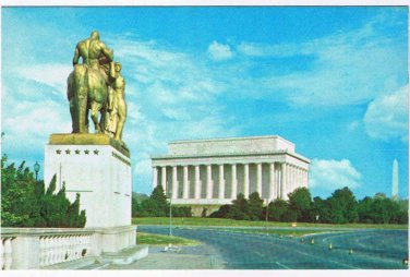 District Of Columbia DC Postcard Washington The Lincoln Memorial