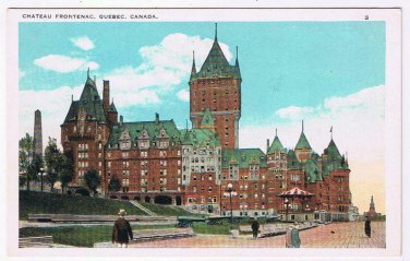 Quebec Postcard Quebec City Chateau Frontenac