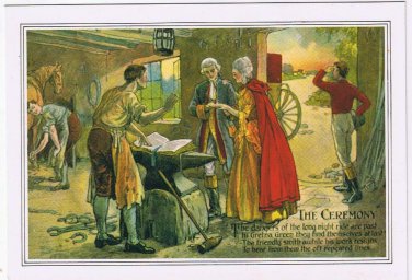 United Kingdom UK Postcard Scotland Gretna Green The Ceremony