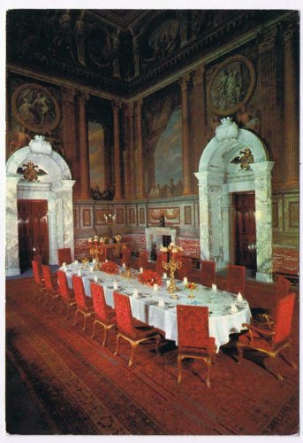 United Kingdom UK Postcard Blenheim Palace The Saloon