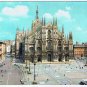 Italy Postcard Milano Duomo Square Dome Place