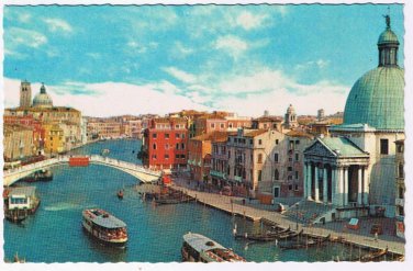 Italy Postcard Venezia Venice The Bridge Of The Scalzi