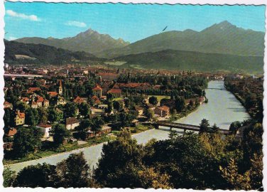 Austria Postcard Innsbruck mit Serles