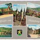 Germany Postcard Heidelberg Greetings Multi View