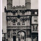United Kingdom UK Postcard RPPC Canterbury Christ Church Gateway