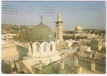 Israel Postcard Jerusalem Dome of Ecce Homo