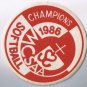 Vintage Sports Patch Canada Manitoba Catholic School Softball Champions 1986