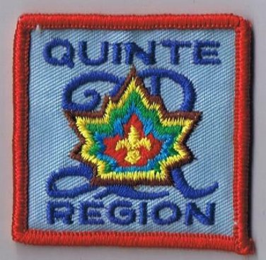 Scouts Canada Patch Quinte Region