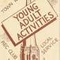 Chicago Temple First Methodist Church Order Of Service 1955 Youth Flyer