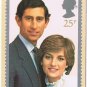 Royalty FDC Postcard Prince Charles & Princess Diana 25p First Day Cover Dudley