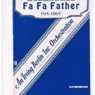 Orchestration Fa Fa Father Fox Trot Any Dough For Your Little Boy Ray Fox Trot