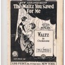 Orchestration The Waltz You Saved For Me 7 Parts Arr William Polla
