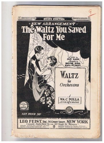 Orchestration The Waltz You Saved For Me 7 Parts Arr William Polla