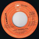 Labelle Lady Marmalade 45 rpm Space Children Canadian Pressing