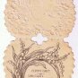 Die Cut Valentine Embossed 1920s Broken Heart Taped Angel With Glasses Poppy