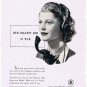 Bell Telephone Print Ad Her Biggest Job Is War 1940s