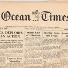 The Ocean Times Thursday Sept 2 1960 RMS Queen Elizabeth Cunard Newspaper
