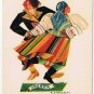 Postcard Polish Dance Folk Costumes Oberek by Stryjenska