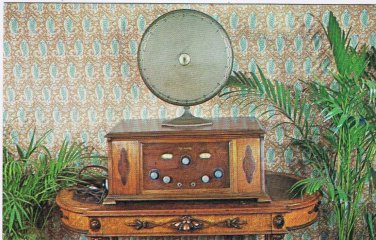 Postcard Marconiphone VI Battery Radio National Museum Of Science & Technology