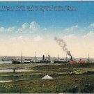 Postcard Panuco River & Town Of Big Tree Tampico Mexico