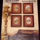CrossStitch Book 206 Across The USA -J & P Coats (1989)