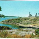 Ontario Postcard Rocky Shoreline Tree Lake