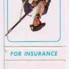 Matchbook Cover Tom V Moorehead Zanesville Ohil Continental Insurance
