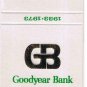 Matchbook Cover Goodyear Bank 40 Years