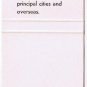 Matchbook Cover United States Saving & Loan League Annual Convention Dallas 1973