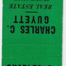 Matchbook Cover Charles C Guyett Insurance Buffalo New York