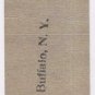 Matchbook Cover Charles C Guyett Insurance Buffalo New York