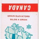 Matchbook Cover Grain Elevators Saskatchewan Canada