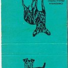 Matchbook Cover Dogs Chihuahua Terrier Blue Green