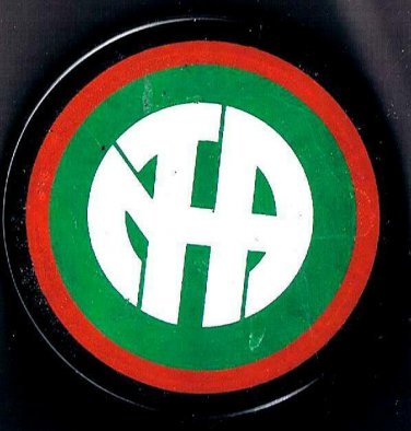NTHA North Toronto Hockey Association Puck Blank Back