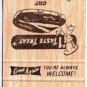 Swift Current Saskatchewan Matchbook Cover D B's Burgers & Steaks Universal