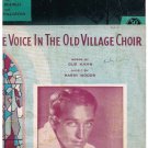 Sheet Music Voice In The Old Village Choir, Cruising Down The River - Two Oldies