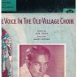 Sheet Music Voice In The Old Village Choir, Cruising Down The River - Two Oldies