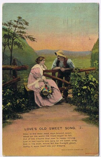 Romance Postcard Love's Old Sweet Song Bamforth Song Series