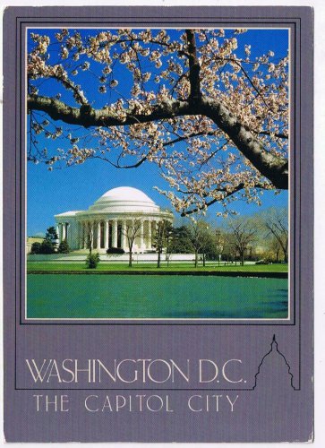 District Of Columbia DC Postcard Washington Capitol City Jefferson Memorial