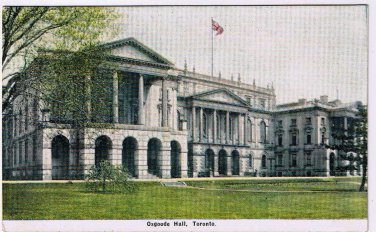 Ontario Postcard Toronto Osgoode Hall