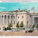 District Of Columbia DC Postcard Washington Memorial Continental Hall