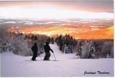 Quebec Postcard Jocelyne Trudeau Winter Country